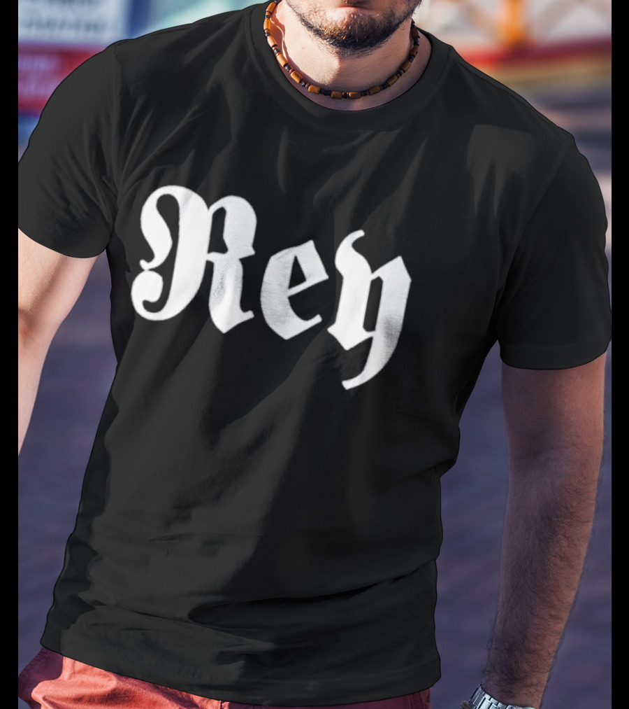 Rey Mysterio Hey Gothic Font T-Shirt