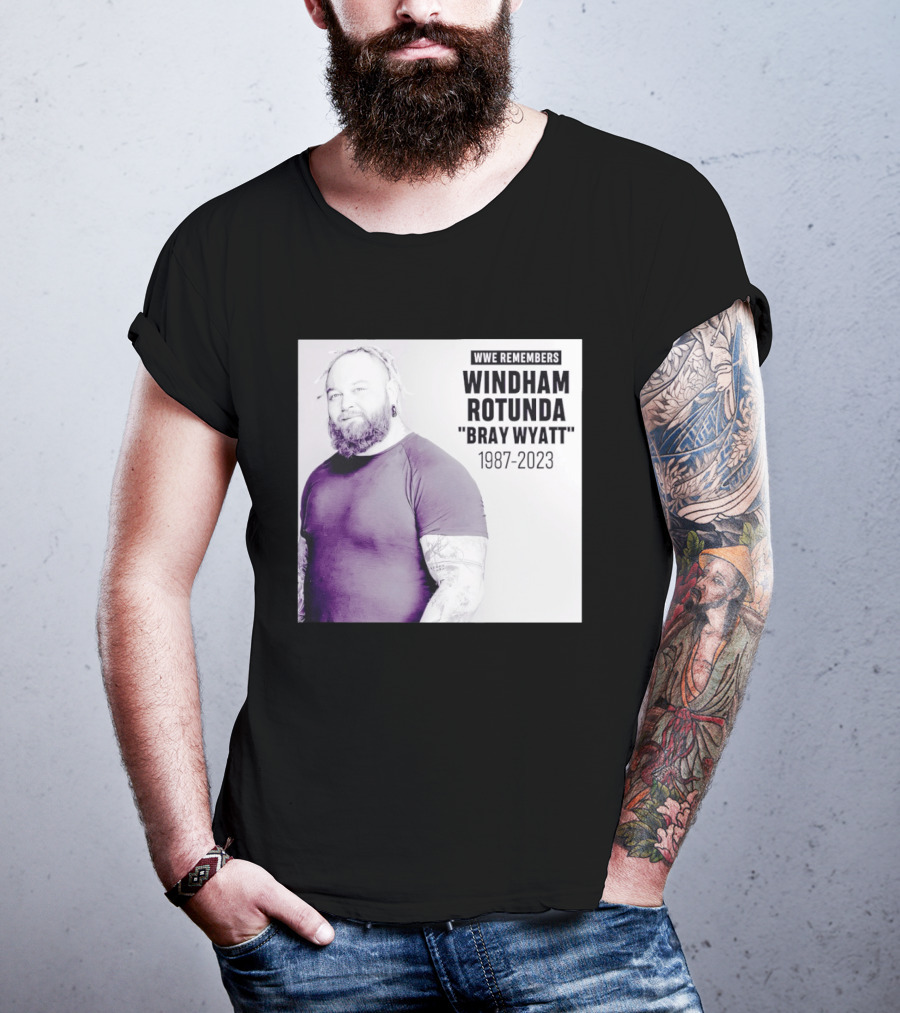 WWE Remembers Windham Rotunda Bray Wyatt 1987 2023 T-Shirt