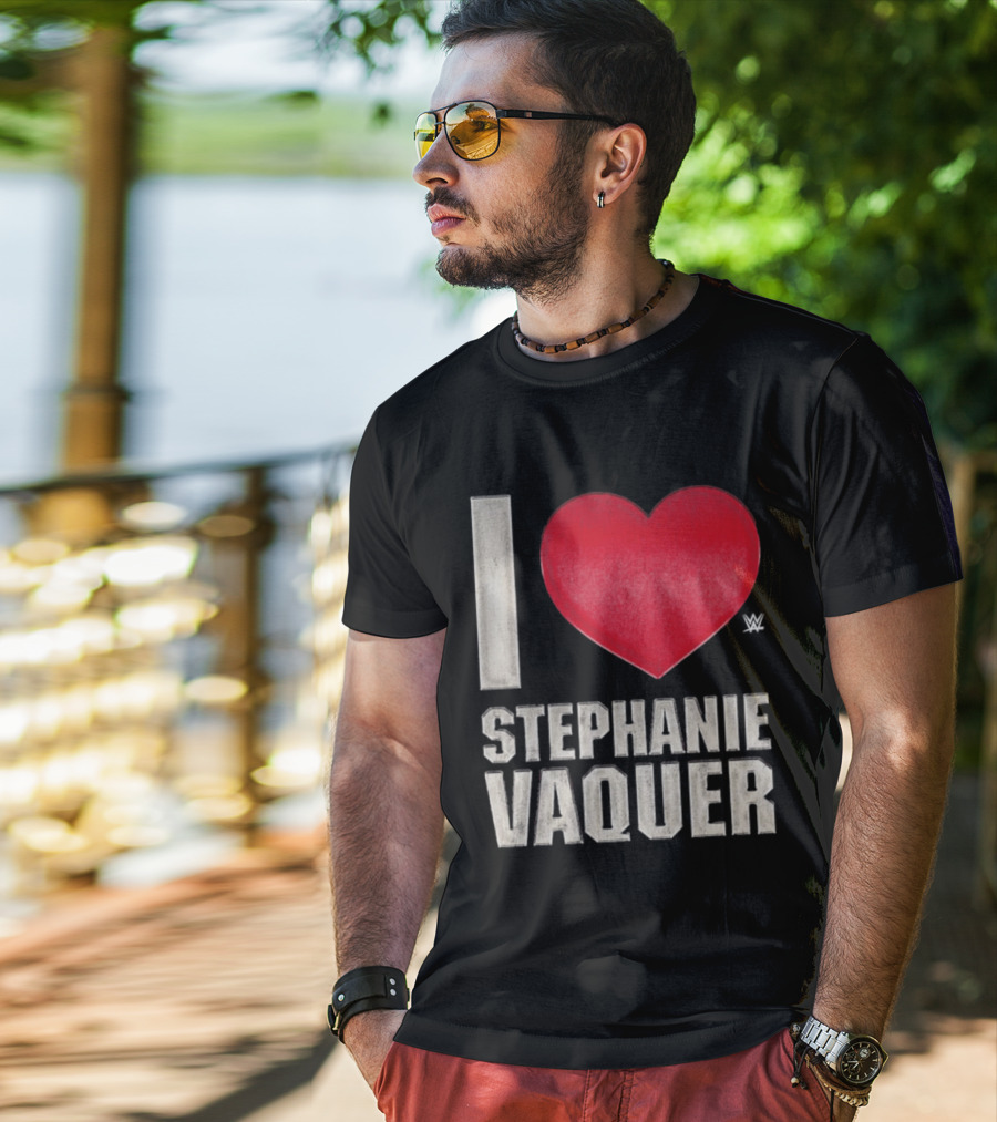 I Heart Stephanie Vaquer Enthusiast Passion W Red Heart T-Shirt