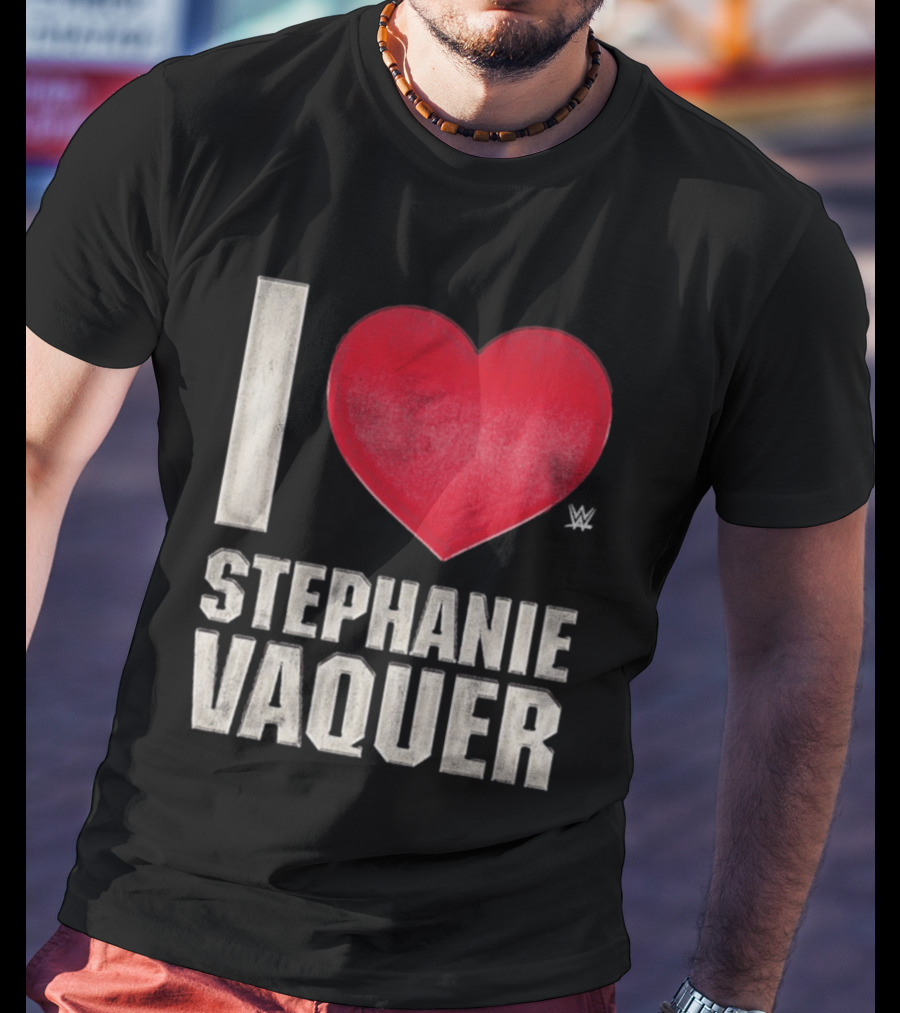 I Heart Stephanie Vaquer Enthusiast Passion W Red Heart T-Shirt