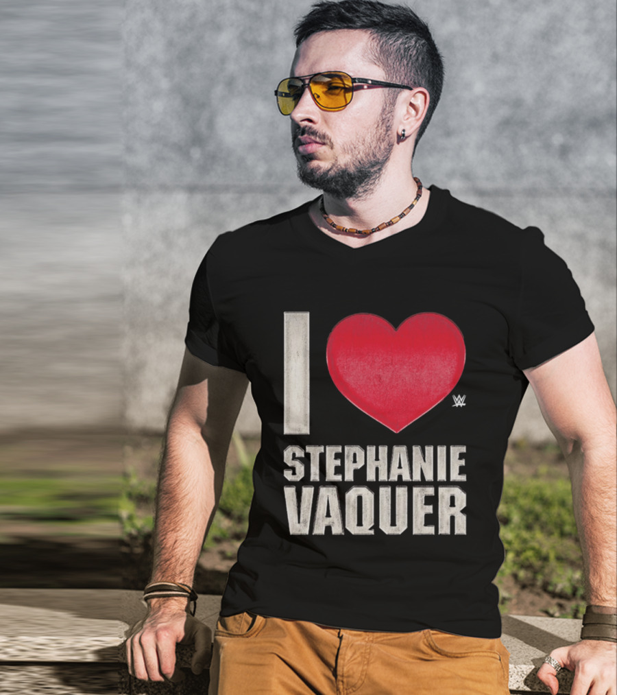 I Heart Stephanie Vaquer Enthusiast Passion W Red Heart T-Shirt
