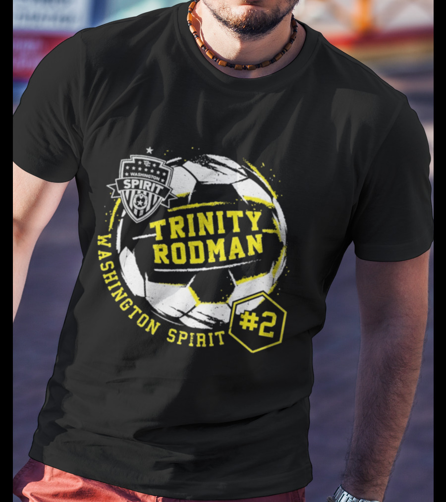Trinity Rodman Washington Spirit Soccer Ball #2 T-Shirt