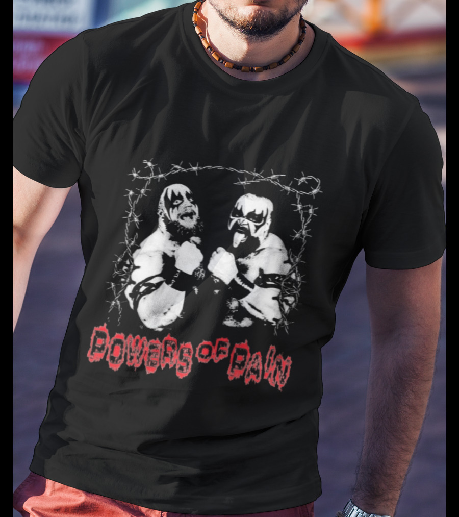 Warlord Barbarian Powers Of Pain Wrestling T-Shirt
