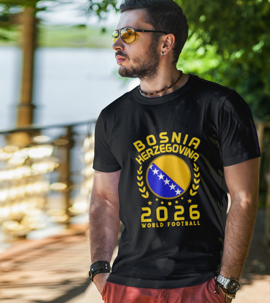 Bosnia Herzegovina World Football 2026 Supporter T-Shirt