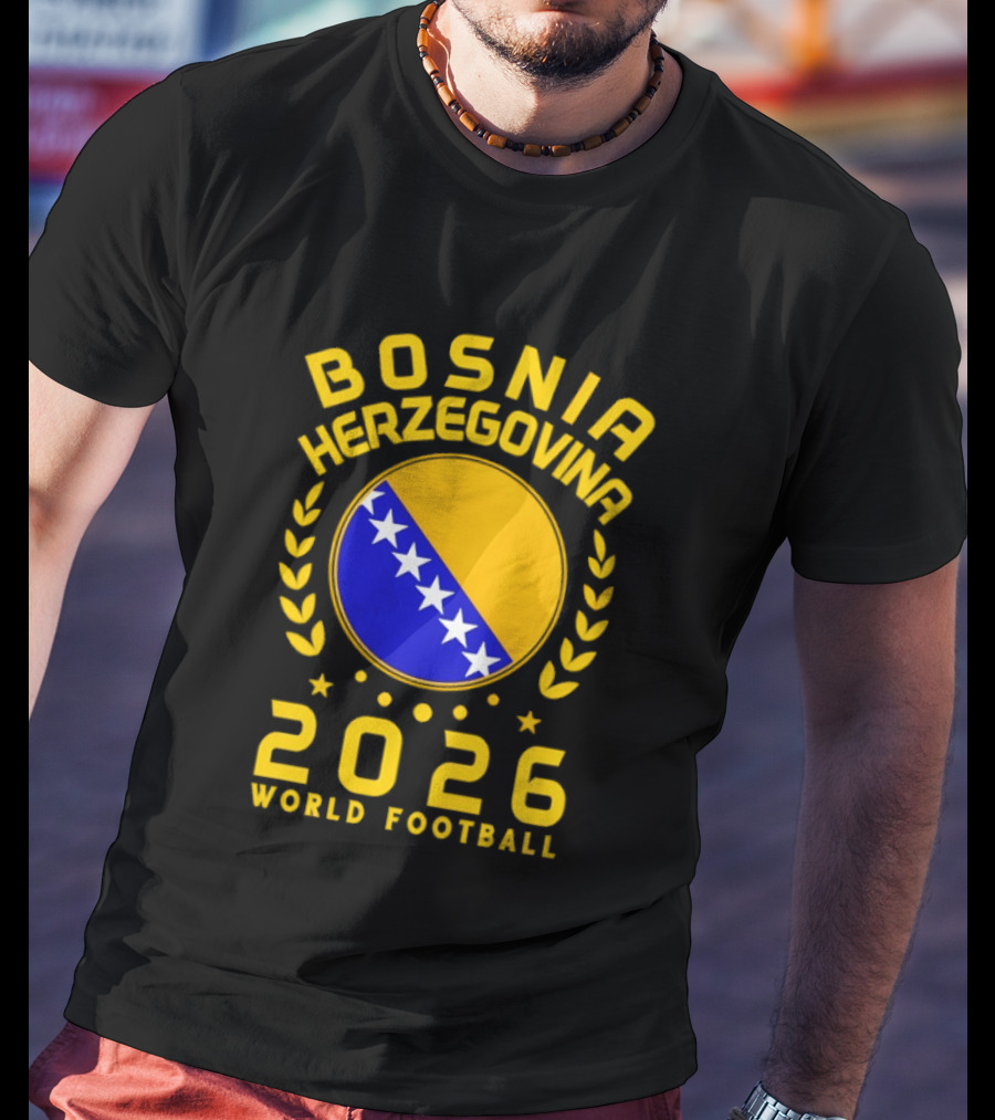 Bosnia Herzegovina World Football 2026 Supporter T-Shirt