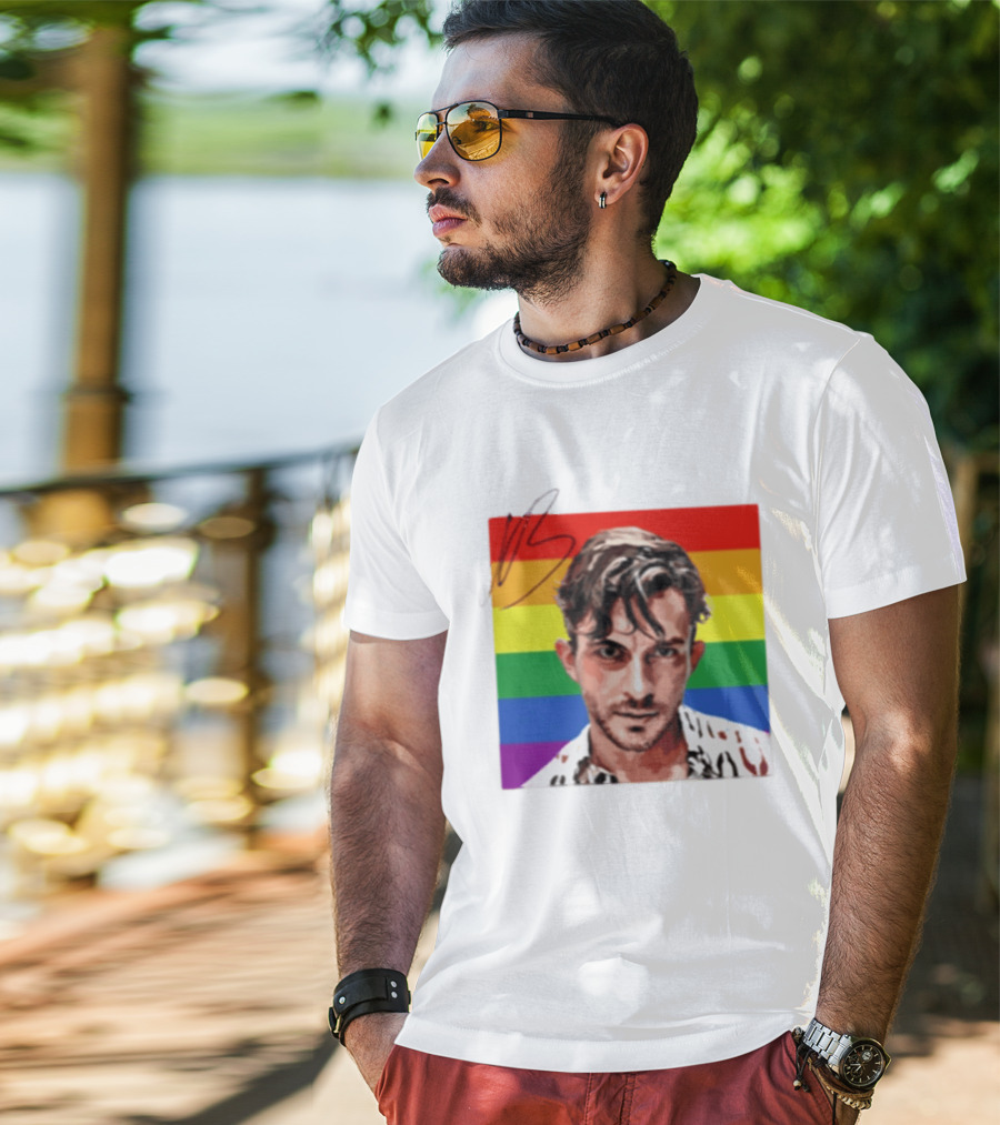 Jonathan Bailey LGBTQ+ Rainbow T-Shirt