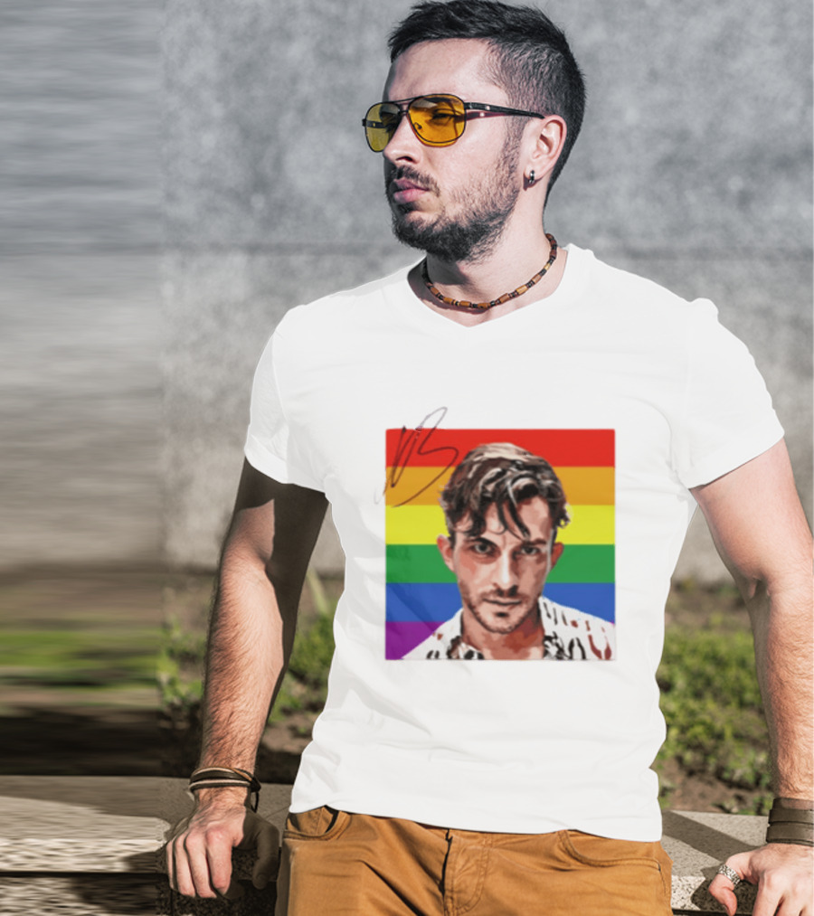 Jonathan Bailey LGBTQ+ Rainbow T-Shirt