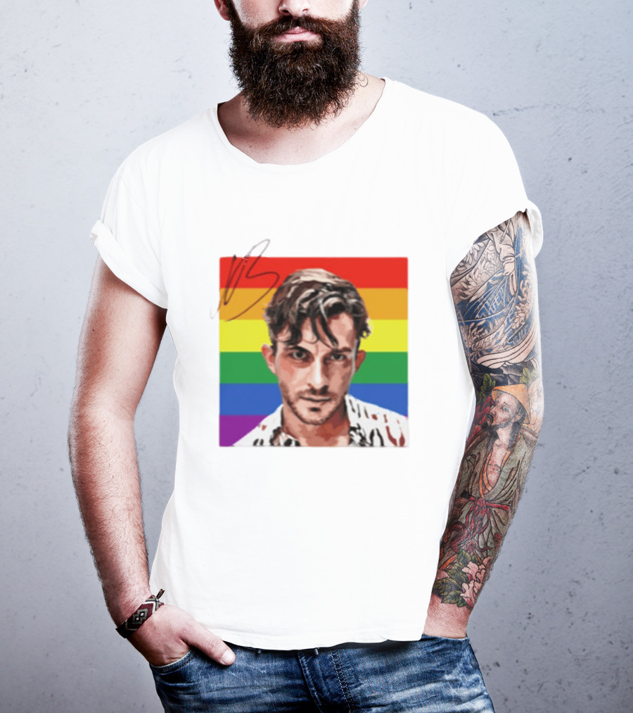 Jonathan Bailey LGBTQ+ Rainbow T-Shirt
