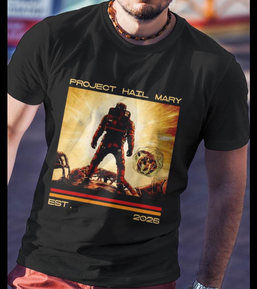 Andy Wei Project Hail Mary 2 Astronaut Est 2026 T-Shirt