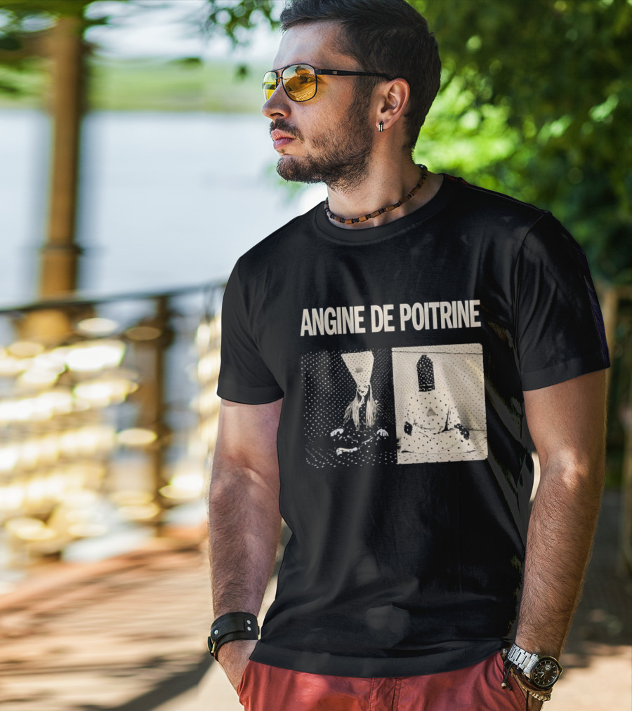 Angine De Poitrine Tour Visual With Geometric Figures T-Shirt
