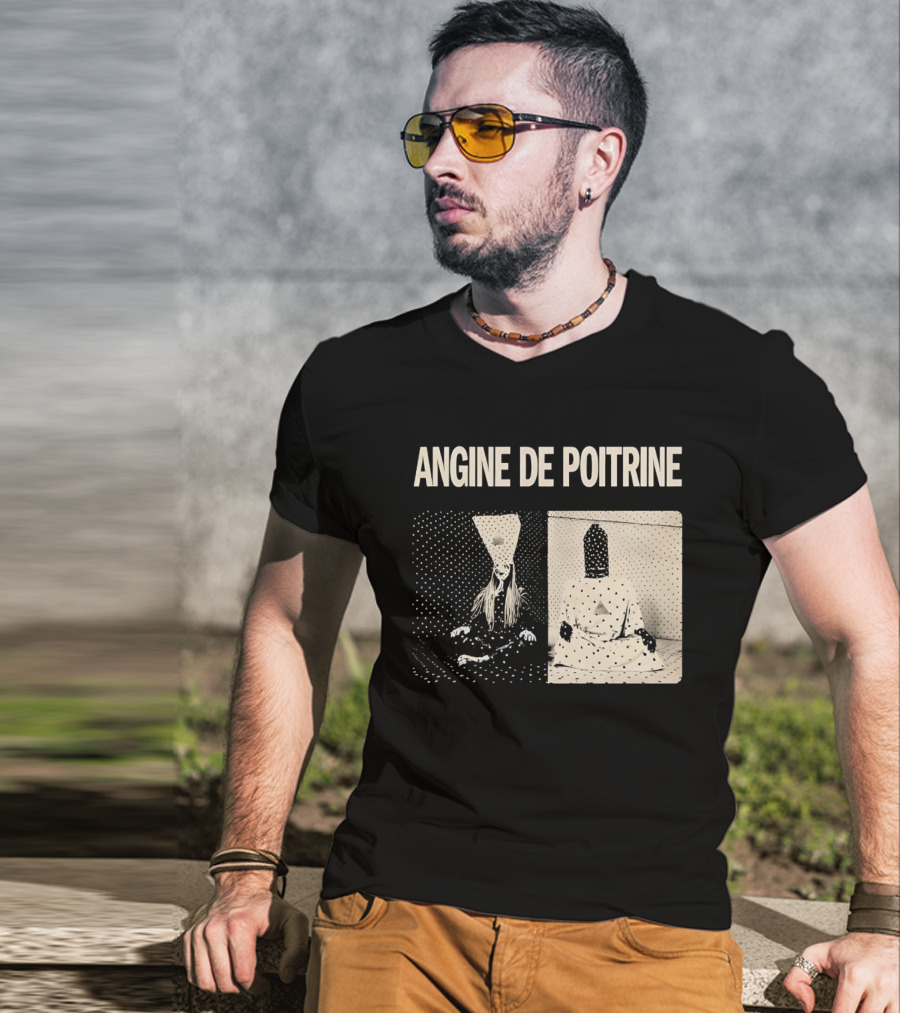 Angine De Poitrine Tour Visual With Geometric Figures T-Shirt