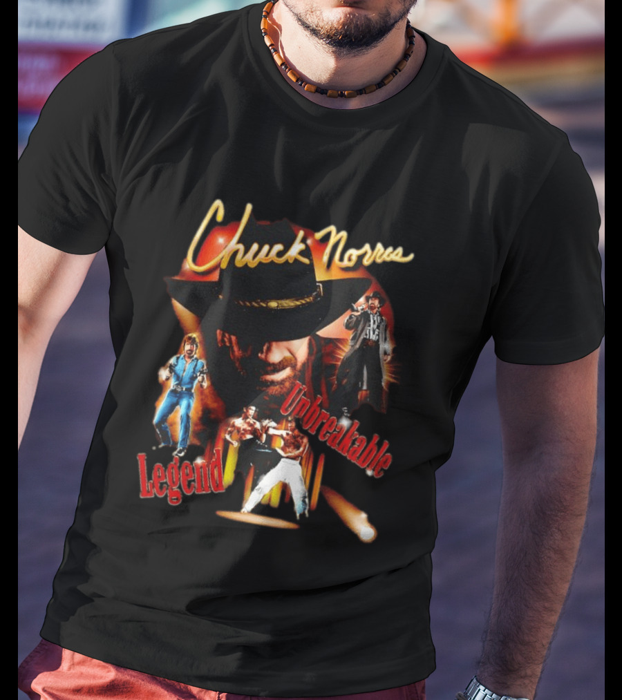 Chuck Norris Legend Unbreakable Martial Arts Action T-Shirt