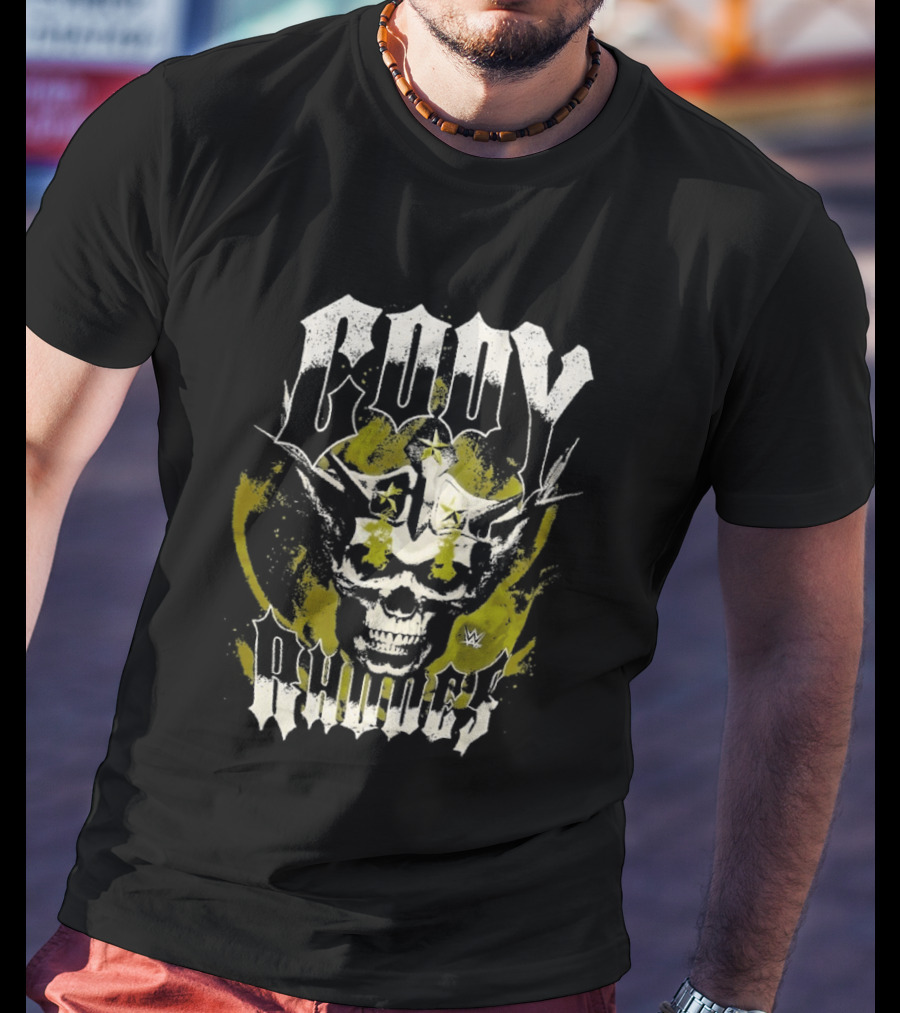Cody Rhodes Lava Skull WWE Wrestling Star T-Shirt