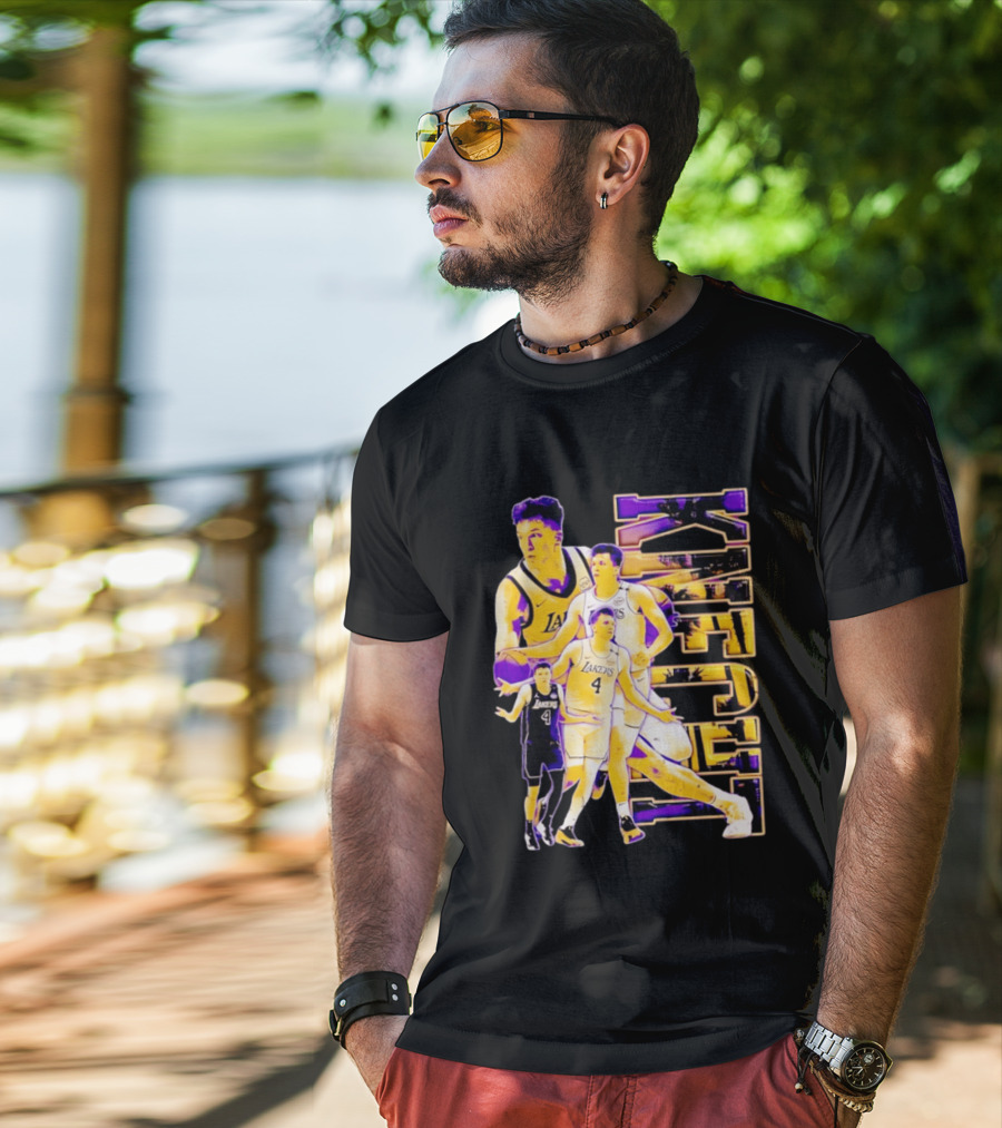 Dalton Knecht Los Angeles Lakers Basketball Lakers 4 T-Shirt