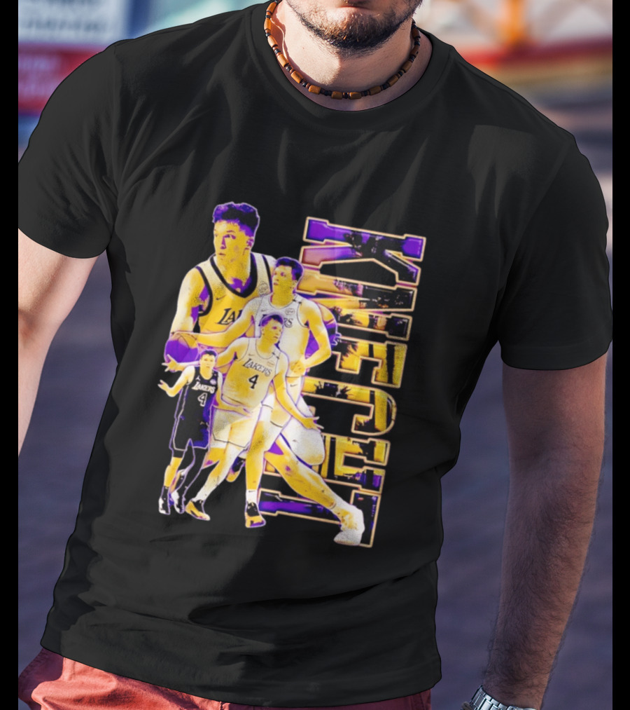 Dalton Knecht Los Angeles Lakers Basketball Lakers 4 T-Shirt