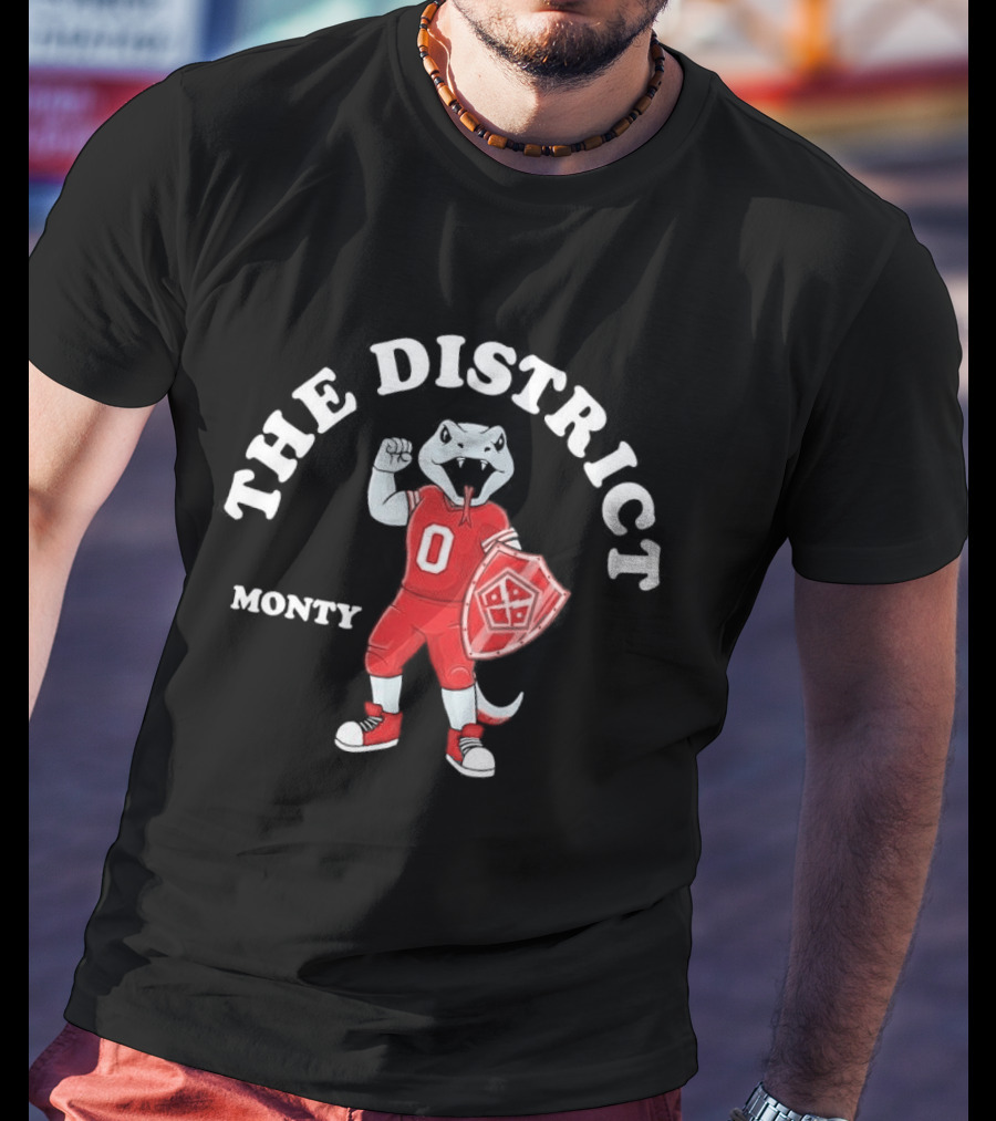 The District Monty DC Defenders 2026 Football Shield T-Shirt