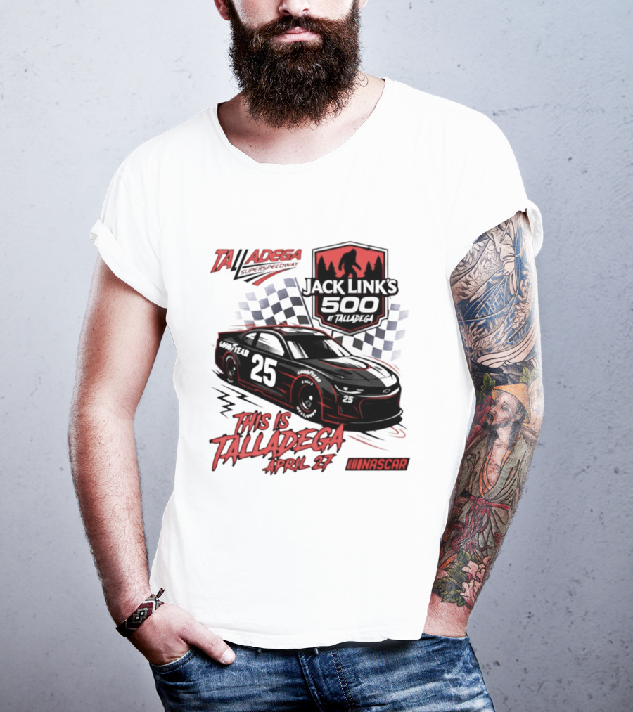 Jack Link's 500 Ghost Car Talladega April 27 NASCAR Racing T-Shirt
