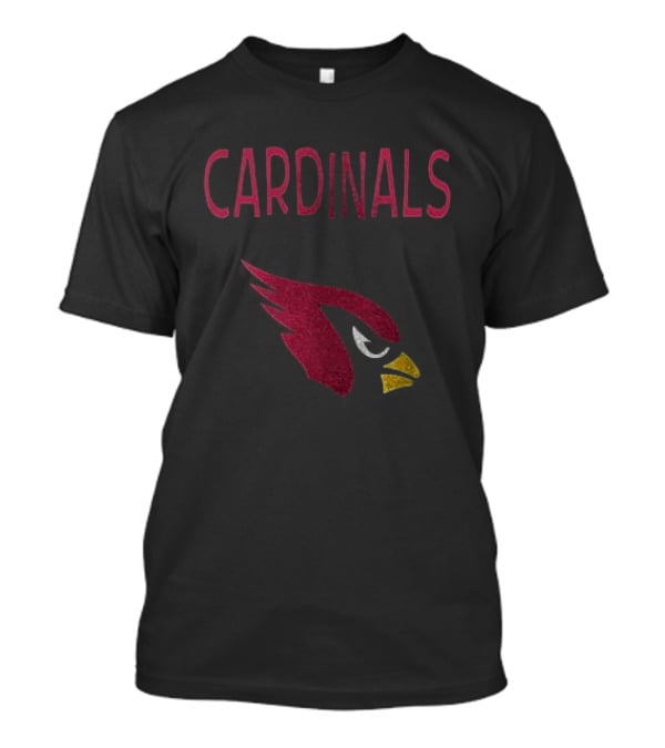 Arizona Cardinals Peanuts Snoopy Woodstock Bird Gang Football T-Shirt