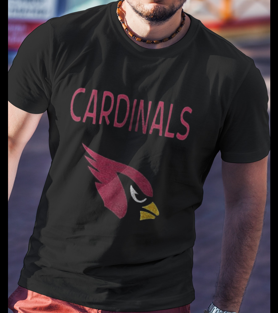 Arizona Cardinals Peanuts Snoopy Woodstock Bird Gang Football T-Shirt