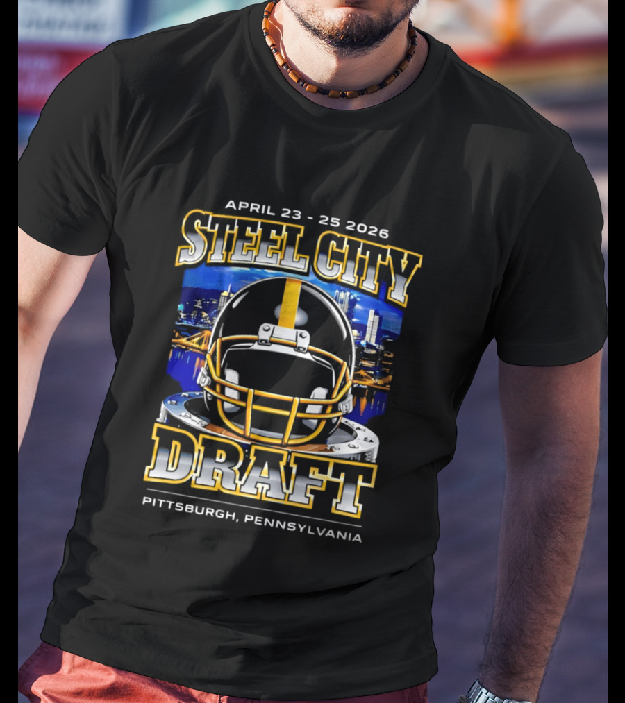 April 28 29 2026 Steel City Draft Pittsburgh Pennsylvania Helmet T-Shirt