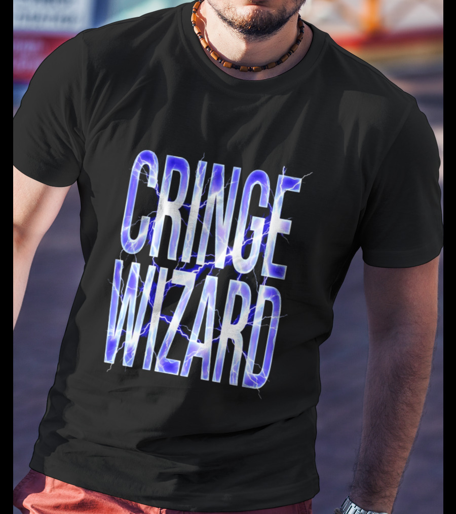 Cringe Wizard Electrified Lightning T-Shirt