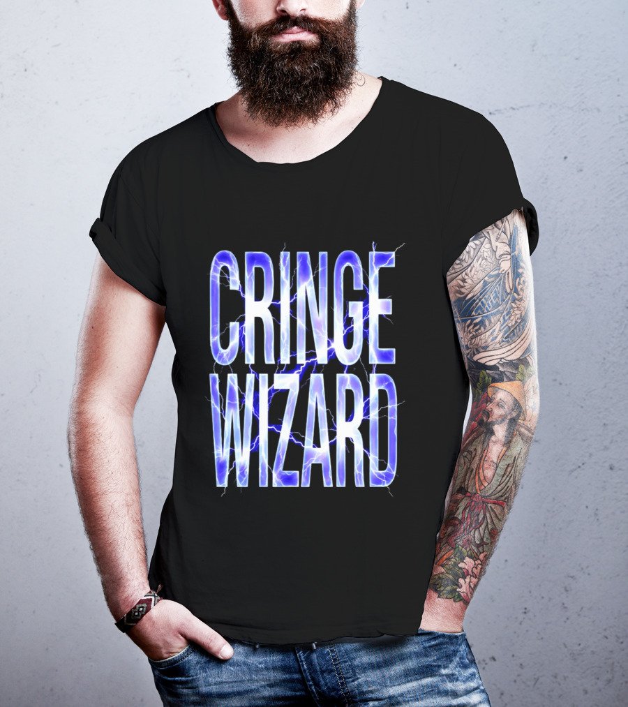 Cringe Wizard Electrified Lightning T-Shirt
