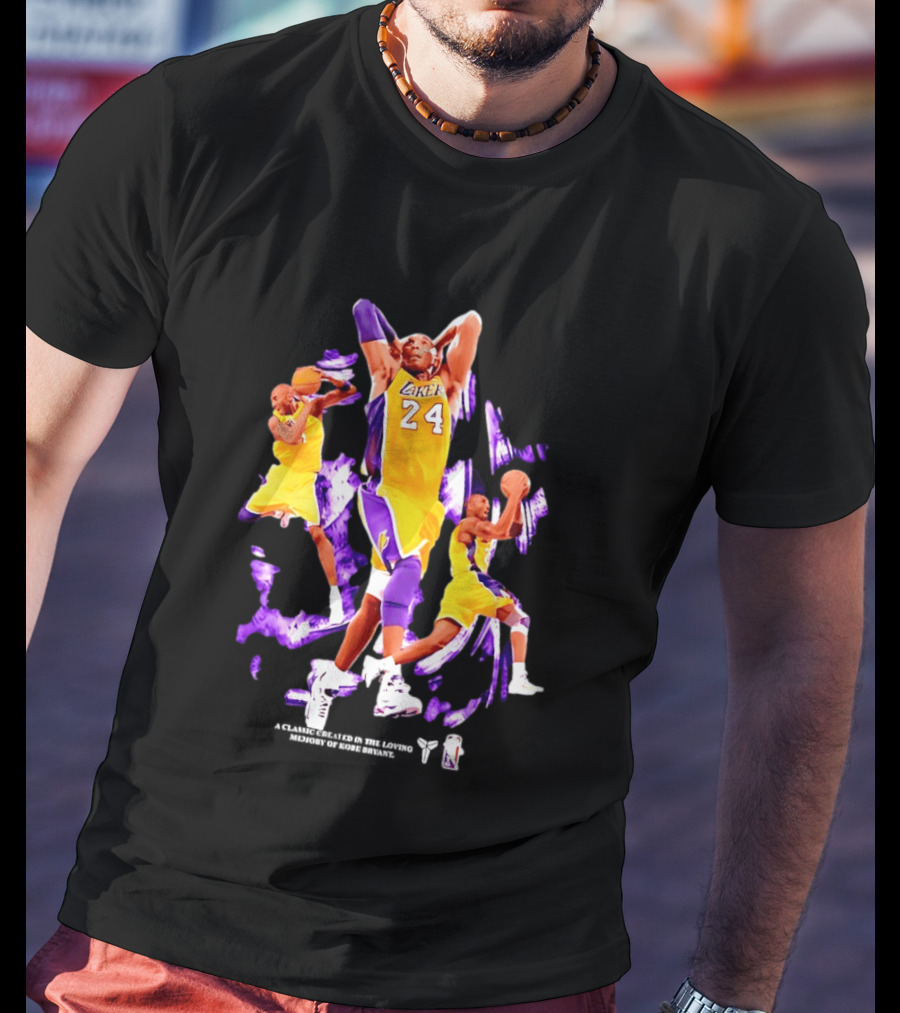 Kobe Bryant Los Angeles Lakers 24 Basketball Legacy Collection T-Shirt