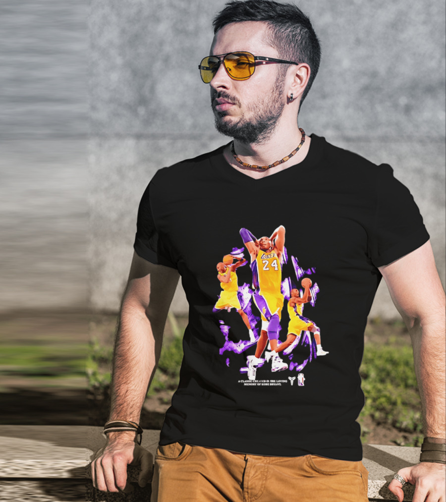 Kobe Bryant Los Angeles Lakers 24 Basketball Legacy Collection T-Shirt