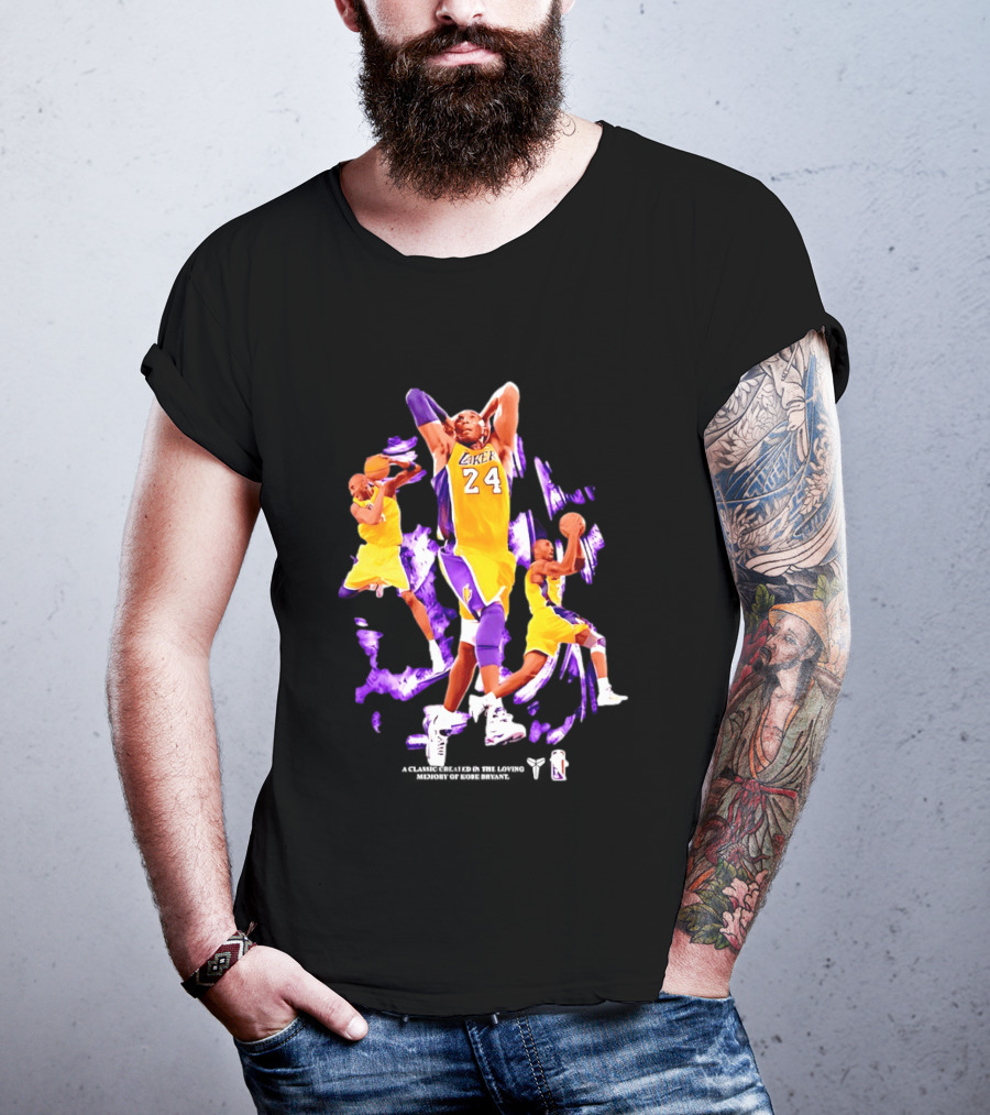 Kobe Bryant Los Angeles Lakers 24 Basketball Legacy Collection T-Shirt