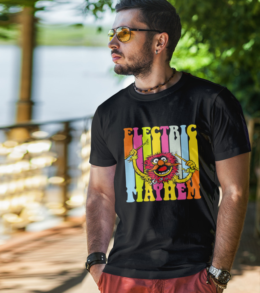Electric Mayhem Muppets Dr. Teeth Animal Drummer T-Shirt