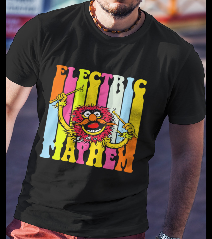 Electric Mayhem Muppets Dr. Teeth Animal Drummer T-Shirt
