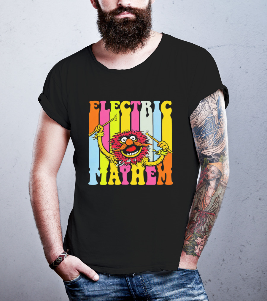 Electric Mayhem Muppets Dr. Teeth Animal Drummer T-Shirt