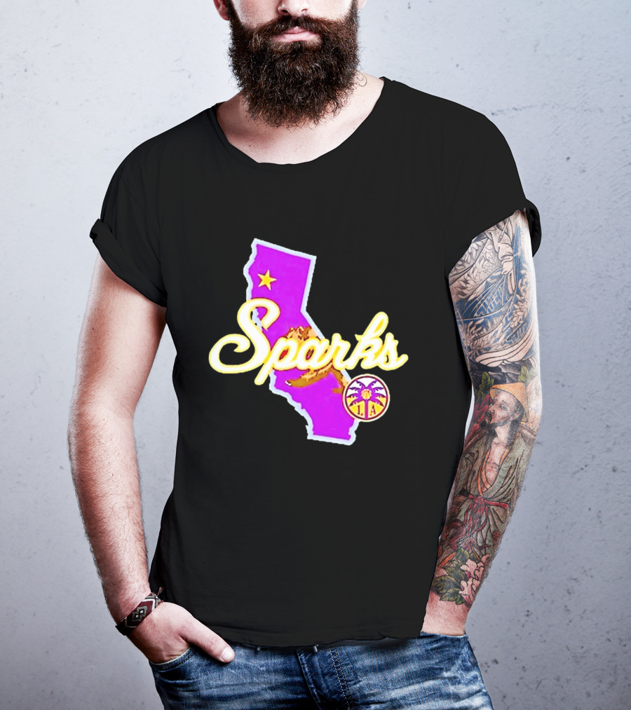 Los Angeles Sparks Hometown 2026 WNBA Draft New Era T-Shirt