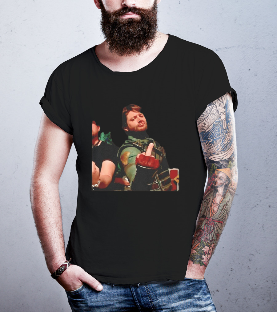 Soldier Boy Middle Finger Humorous The Boys Character Fandom T-Shirt