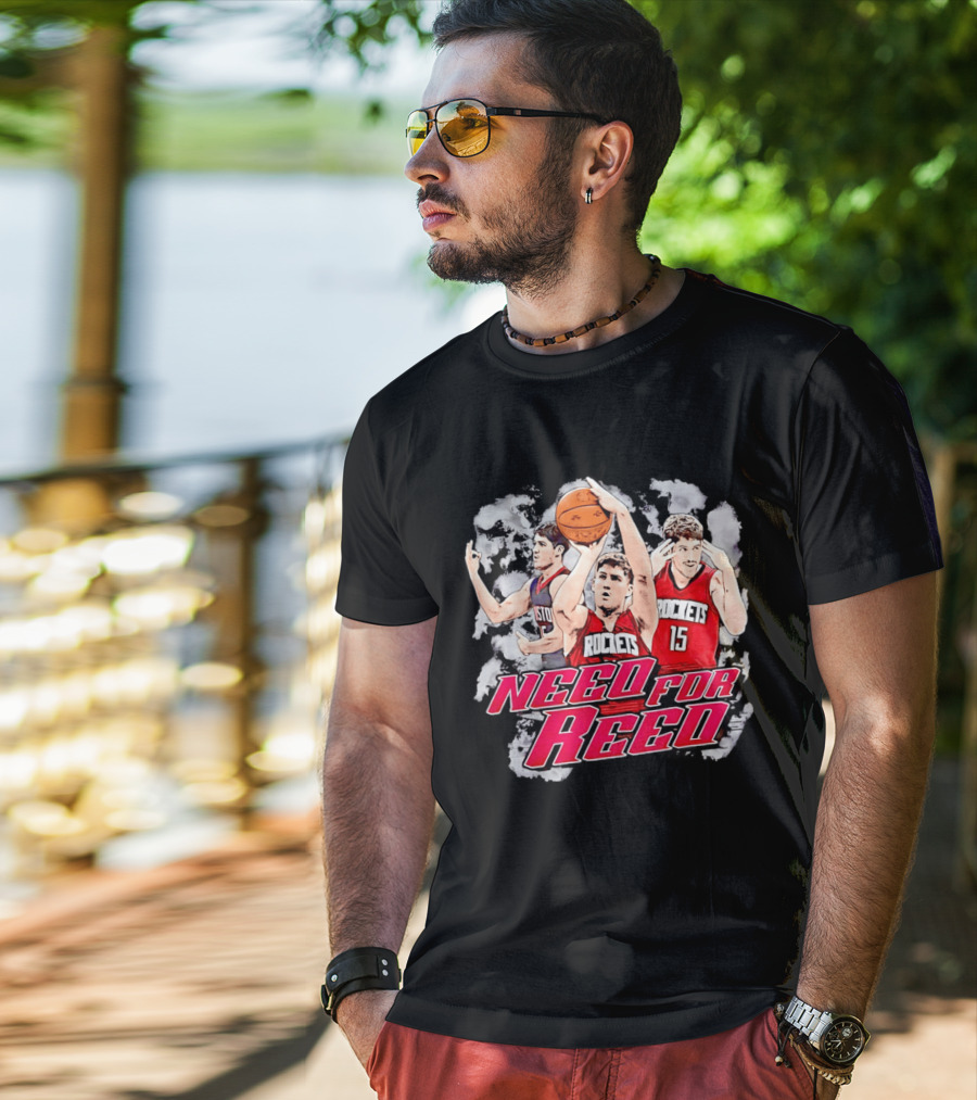 Need For Reed Sheppard Rockets Basketball T-Shirt