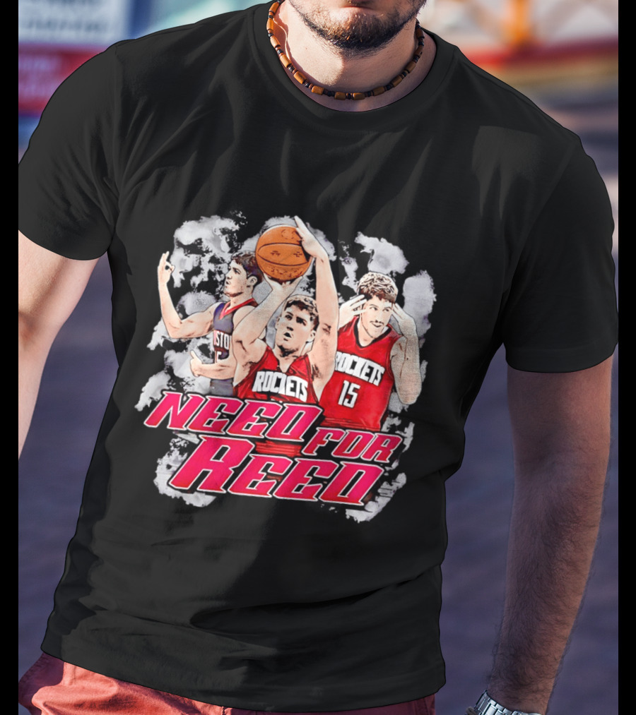 Need For Reed Sheppard Rockets Basketball T-Shirt
