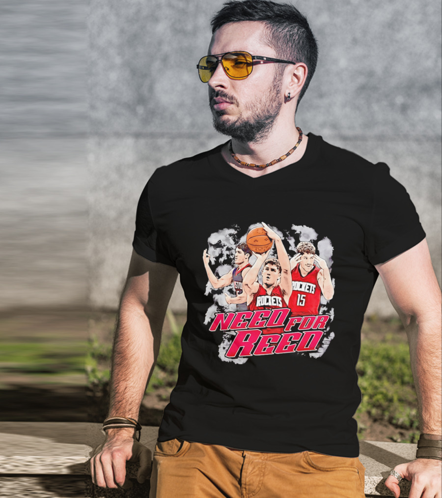 Need For Reed Sheppard Rockets Basketball T-Shirt
