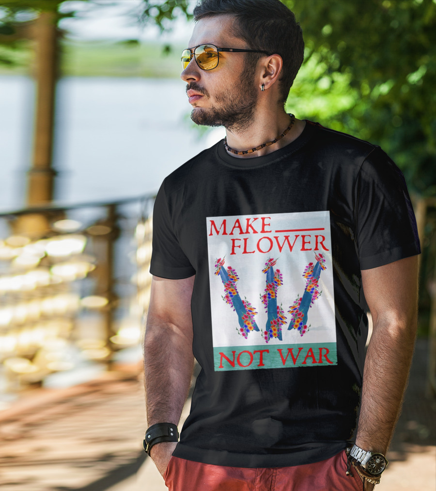 Minuteman III Make Flower Not War T-Shirt