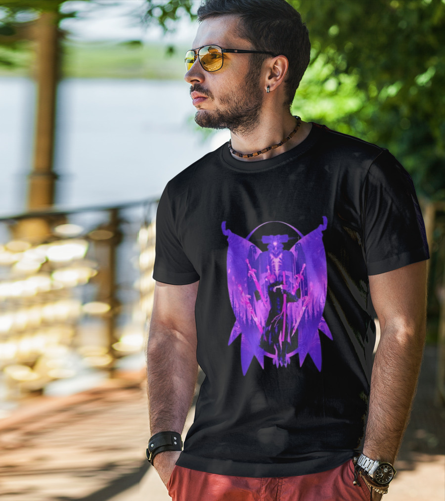 Devil May Cry Vergil Dark Aesthetic Purple Sword T-Shirt