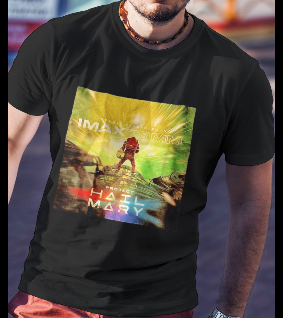 Proudly Presented Imax Zomm Project Hail Mary Space Adventure T-Shirt