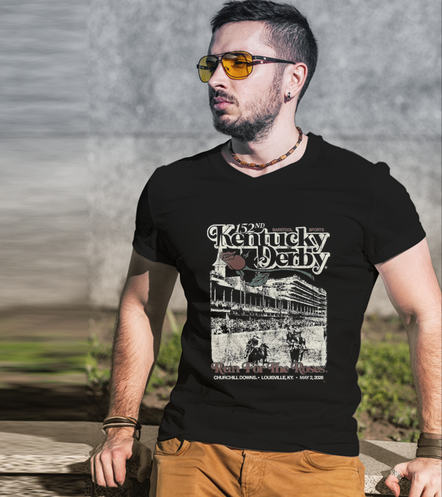 Kentucky Derby Barstool Sports Run For The Roses 2026 T-Shirt