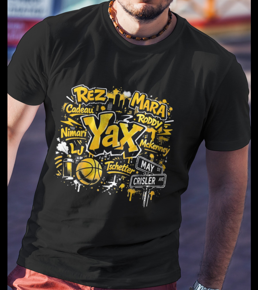 Rez Mara Cadeau Roddy Yax Nimari McKenney LJ Tschetter Basketball May Crisler T-Shirt