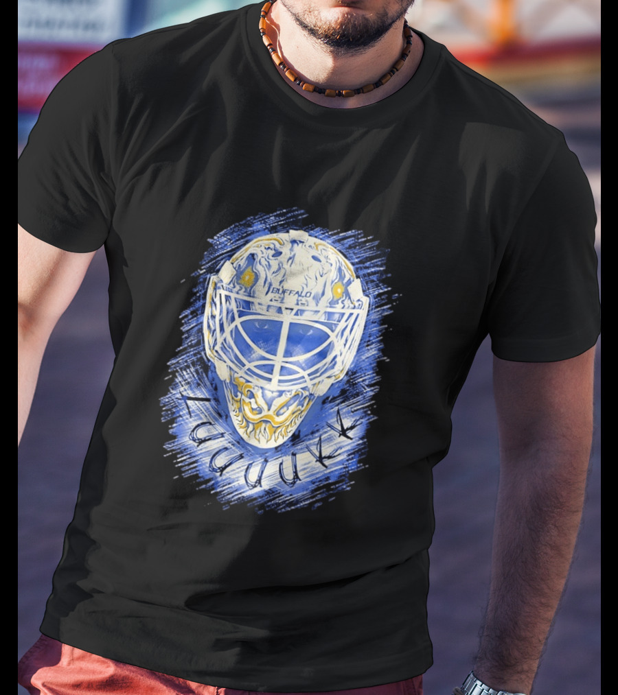 Ukko Pekka Luukkonen Buffalo Sabres Helmet Luuuukk Hockey T-Shirt