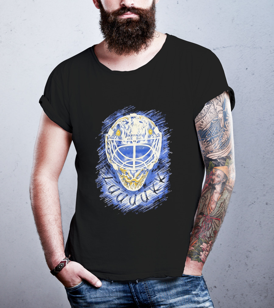 Ukko Pekka Luukkonen Buffalo Sabres Helmet Luuuukk Hockey T-Shirt
