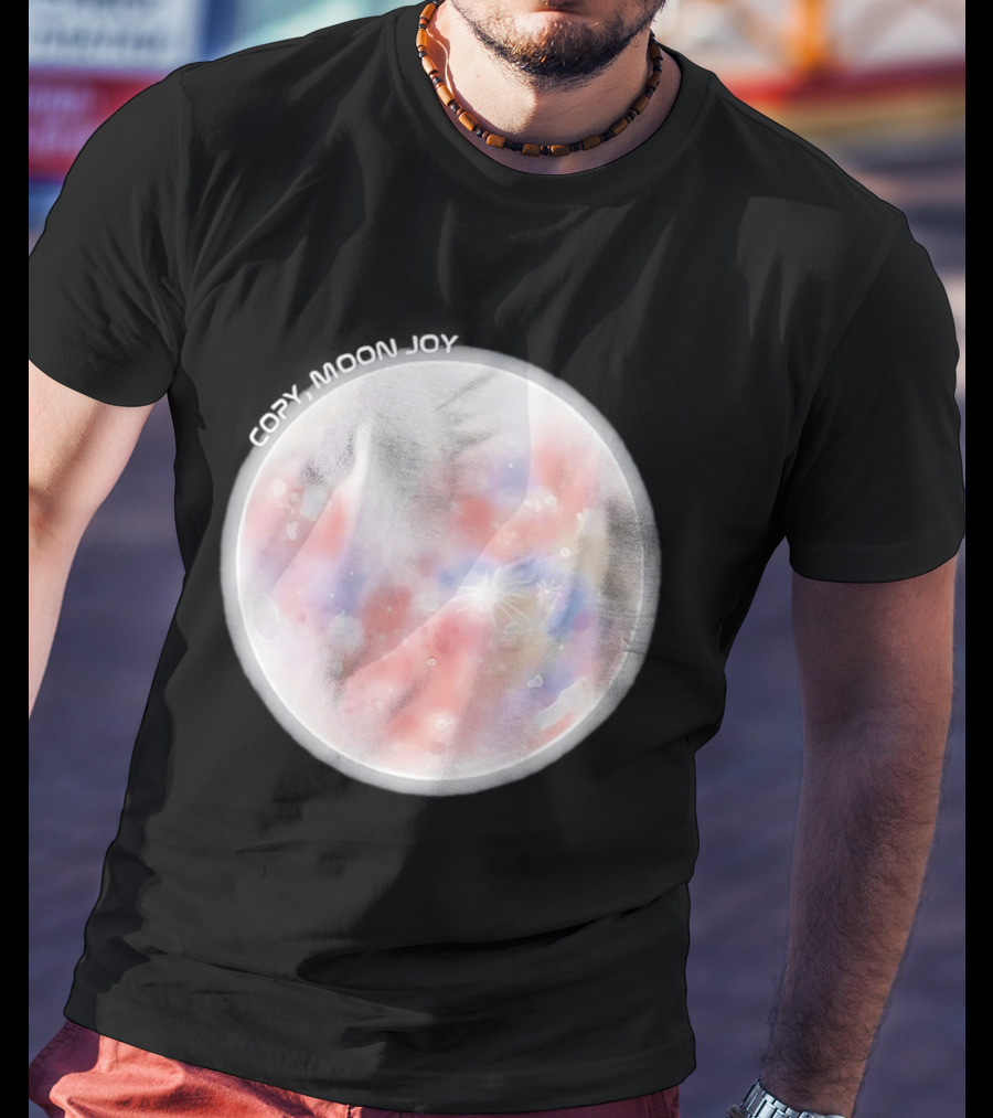 Artemis II Watercolor Copy Moon Joy T-Shirt