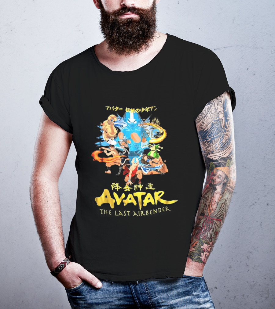 Avatar The Last Airbender Characters Ensemble T-Shirt