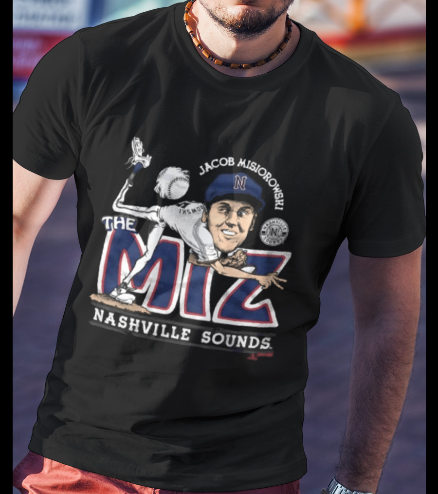 Jacob Misiorowski The Miz Nashville Sounds T-Shirt