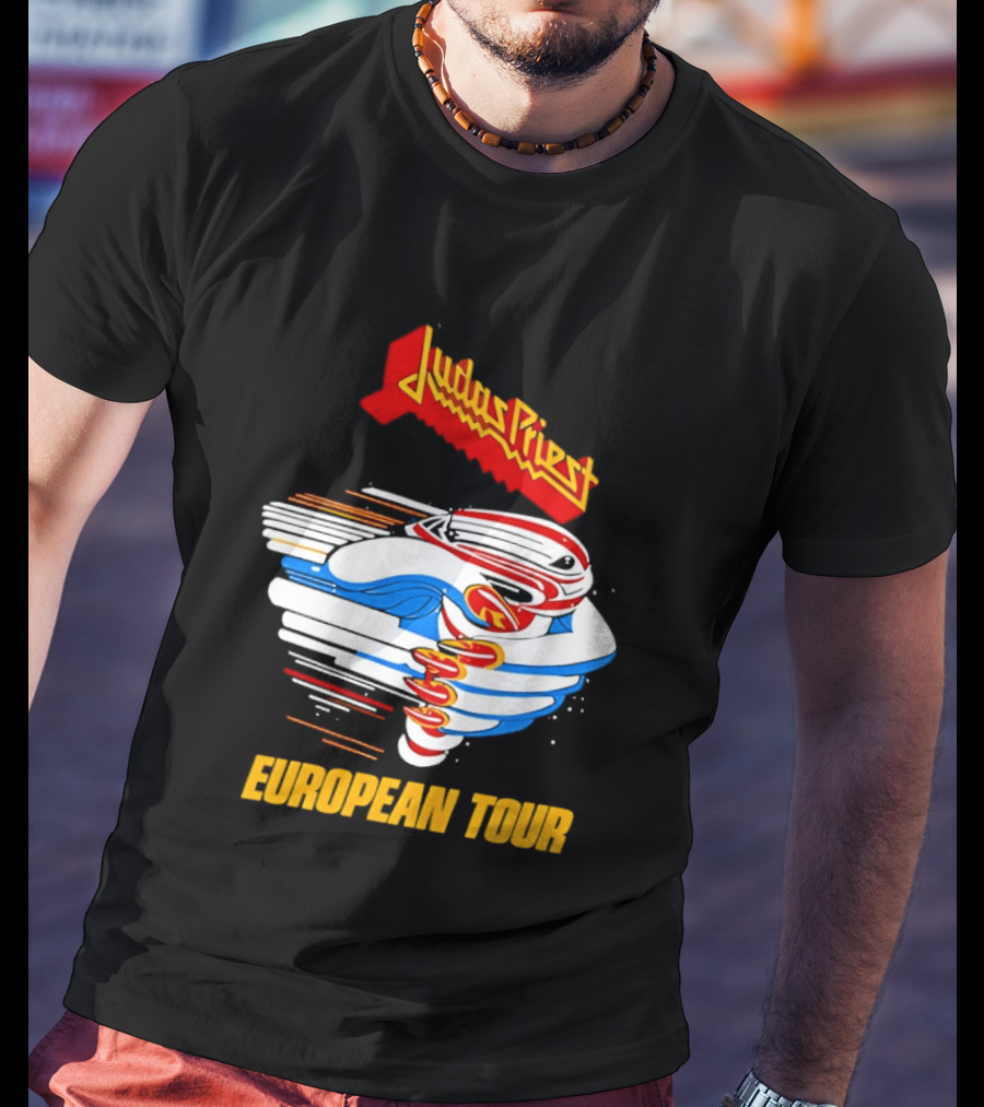 Judas Priest Turbo 40th Anniversary European Tour 1986 T-Shirt