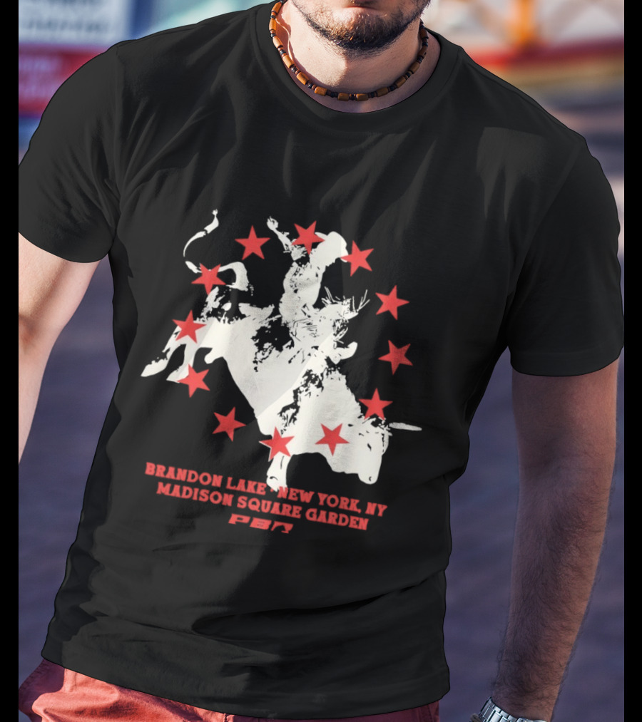 Brandon Lake New York Madison Square Garden PBR Rider Event T-Shirt