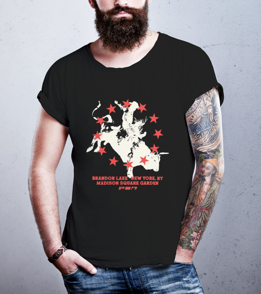 Brandon Lake New York Madison Square Garden PBR Rider Event T-Shirt